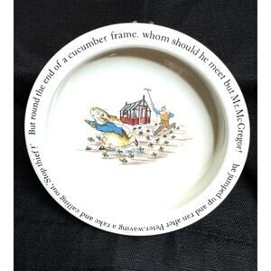 Wedgewood Beatrix Potter Peter Rabbit and Mr. McGregor Breakfast Bowl